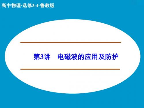 鲁科版高中物理选修3-4课件 电磁波的应用及防护课件1