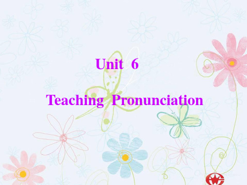 unit 6 pronunciation