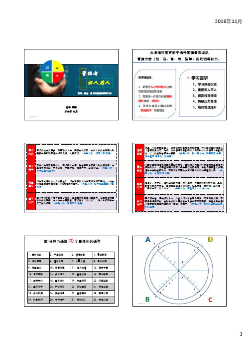 《管理者识人用人》-单老师-课件