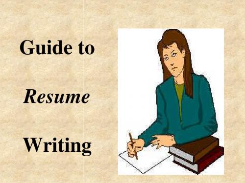 Resume & Cover letter Writing(新)