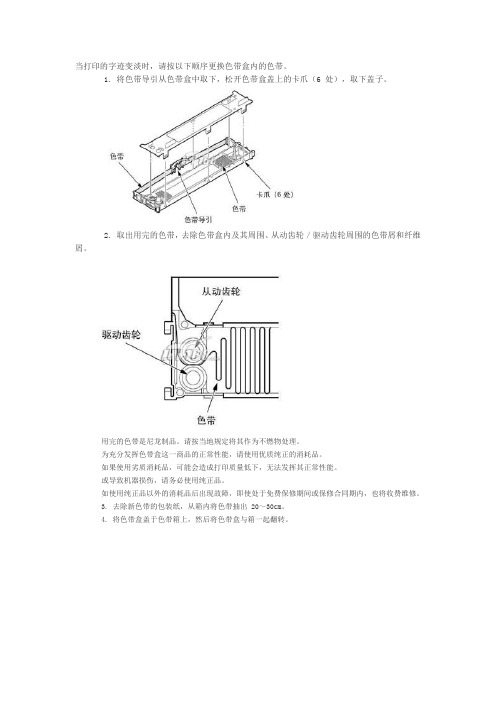 色带安装图解教程