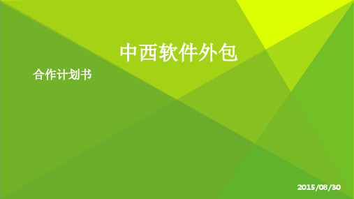 软件外包项目介绍PPT演示