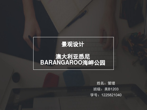 澳大利亚悉尼BARANGAROO海岬公园