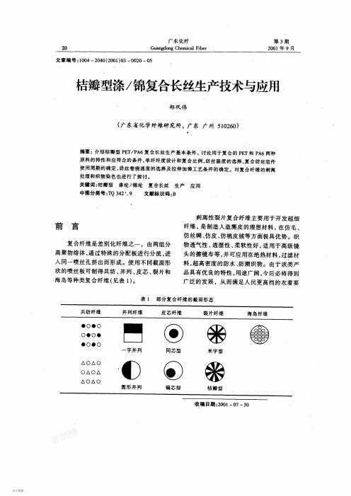 桔瓣型涤-锦复合长丝生产技术与应用.pdf 351KB