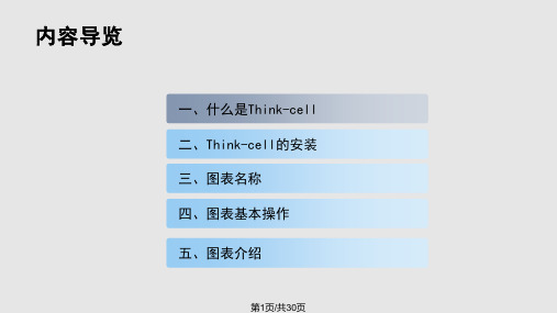 Thinkcell应用办法最全最实用PPT课件