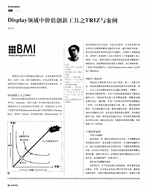 Display领域中价值创新工具之TRIZ与案例