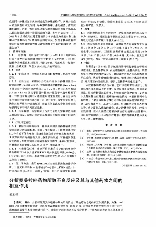 分析奥美拉唑药物所致不良反应及其与其他药物之间的相互作用