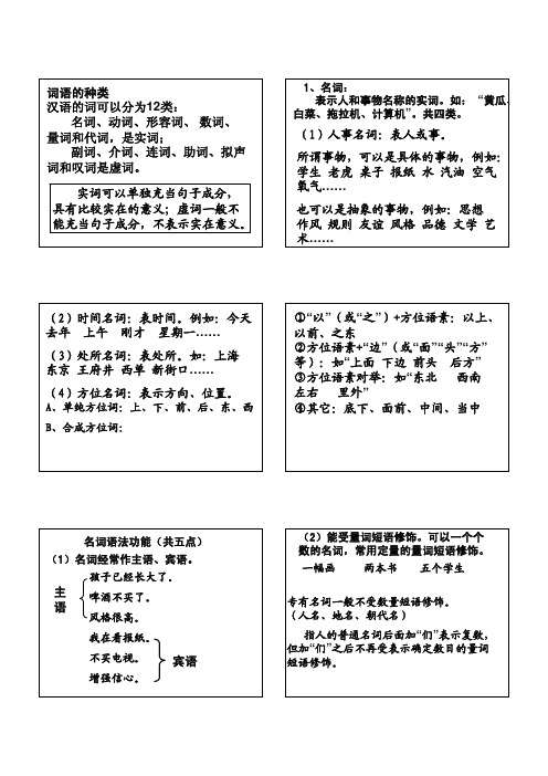 现代汉语语法精讲