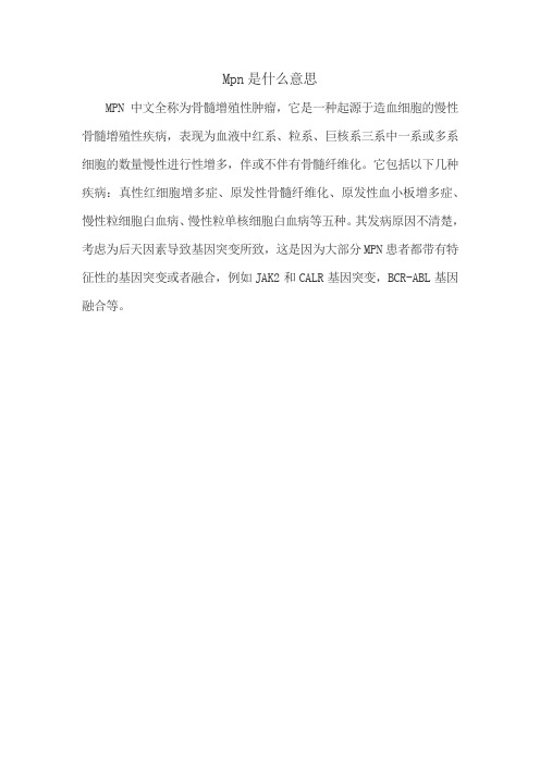 mpn是什么意思