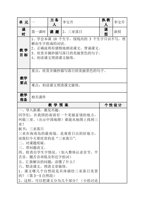 2、三亚落日(1)