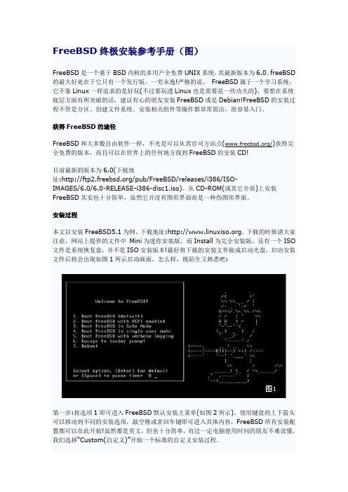 FreeBSD终极安装参考手册(图)