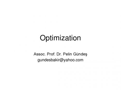 optimization method