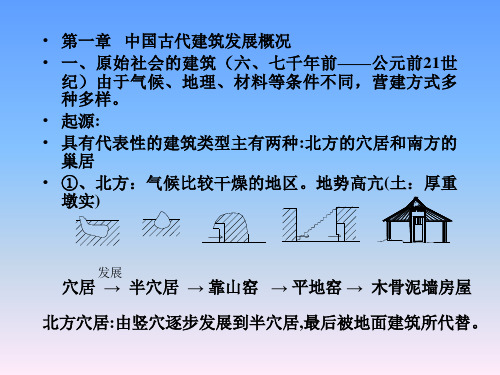 中国古代建筑发展概况