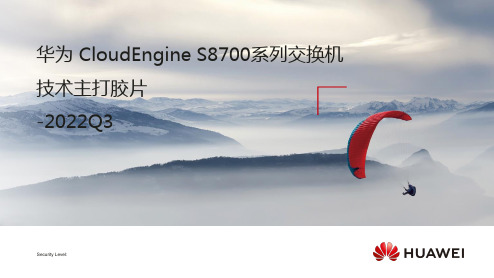 华为 CloudEngine S8700系列交换机技术主打胶片