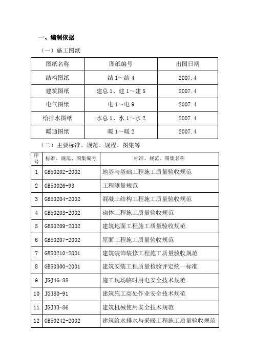 加油站施工组织设计