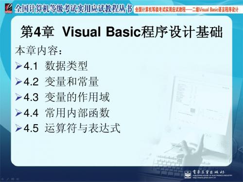 国二计算机VB教程4