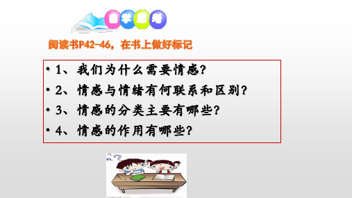 人教版道德与法治七年级下册我们的情感世界精品ppt课件