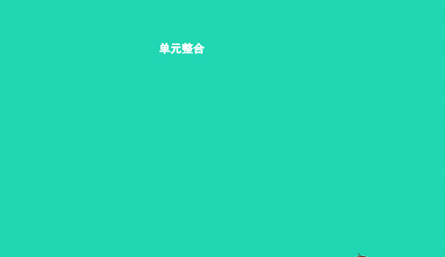 七年级政治下册第一单元做情绪的主人单元整合课件北师大版201901105100