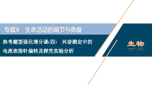 4 热考题型强化增分课(四) 兴奋测定中的电流表指针偏转及探究实验分析