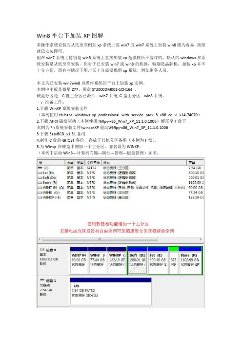 Win8平台下加装XP图解