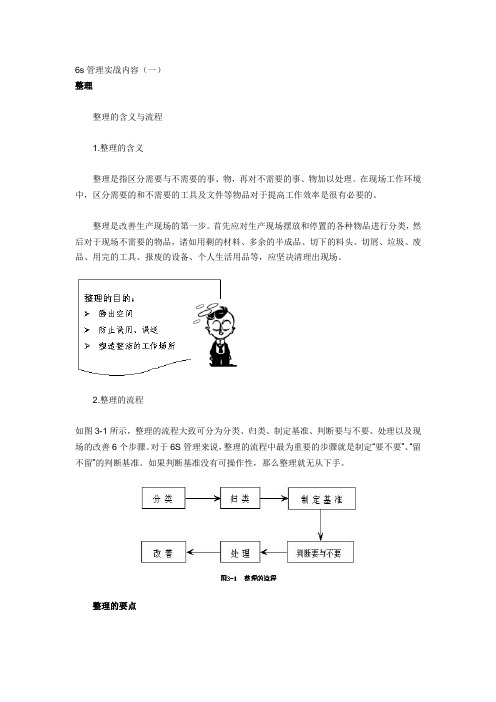 6s管理实战内容