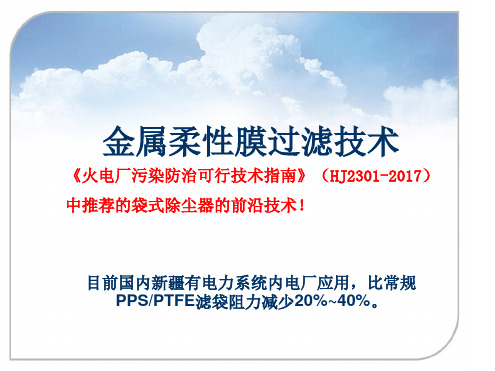 金属柔性膜过滤除尘技术ppt课件