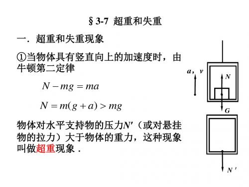 高一物理超重和失重2(教学课件2019)