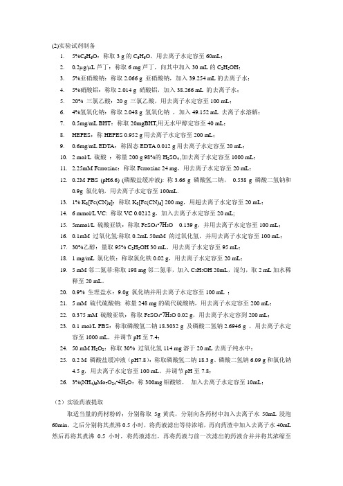 测定方法