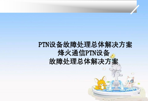 PTN设备故障处理总体解决方案