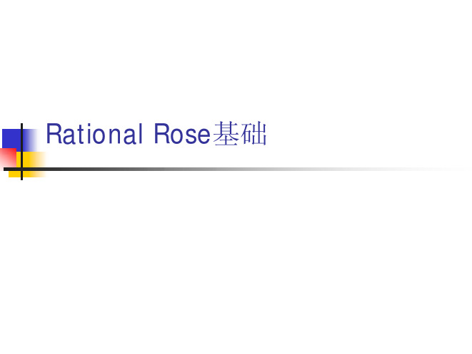 Rational+Rose基础