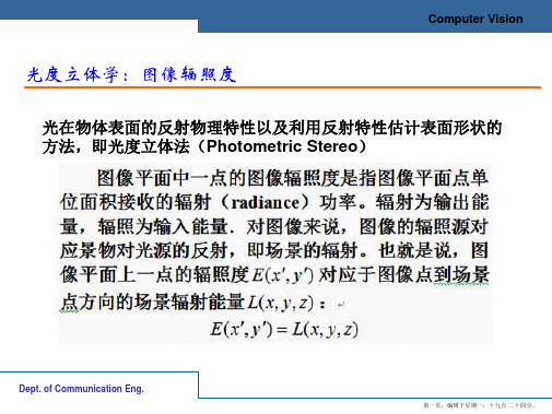 5.1光度立体学