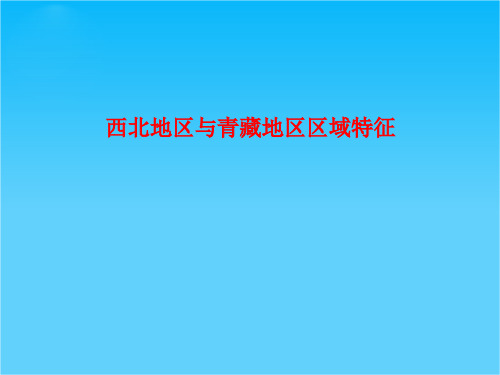 江苏省高三地理复习 模块4 第2章 第2课 中国的地理差异(2)课件 鲁教版