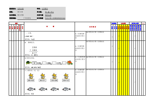 小学数学二年级下册第五单元《十年的变化》应用作业