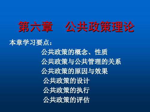 公共政策理论.ppt