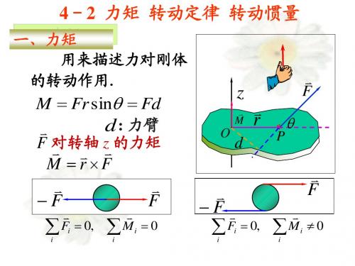 4-2力矩  转动定律  转动惯量