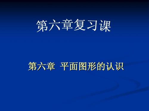 第六章 平面图形的认识