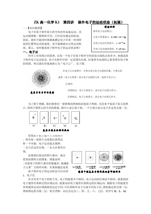 核外电子运动状态