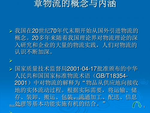 物流的概念与内涵概论(PPT 46张)