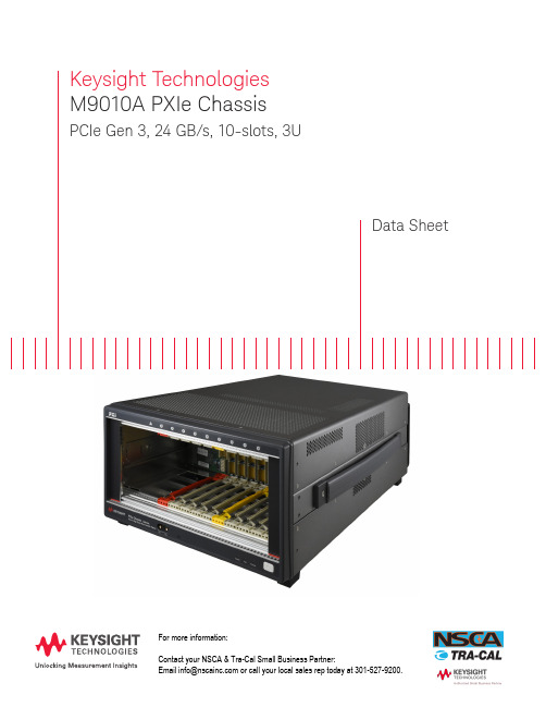 Keysight M9010A PXIe 10-Slot Gen 3 Chassis 数据手册说明书