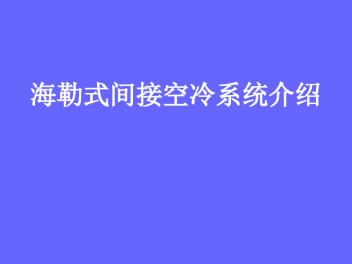 海勒式空冷系统介绍演示文稿