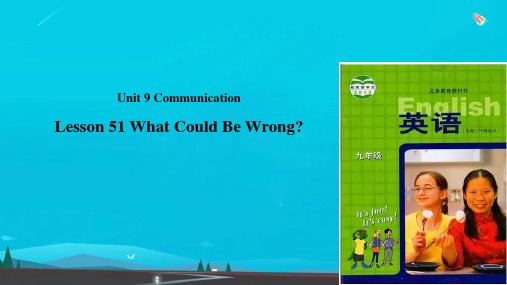 九年级英语下册Unit9Lesson51WhatCouldBeWrong课件