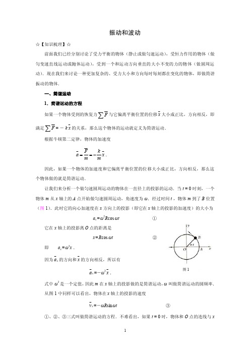 竞赛振动和波动