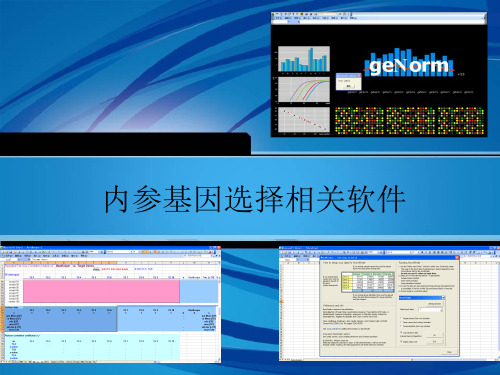 内参基因选择相关软件