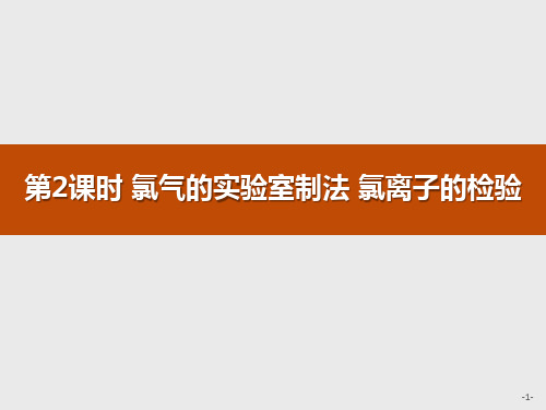 《氯气的实验室制法 氯离子的检验》氯及其化合物PPT课件