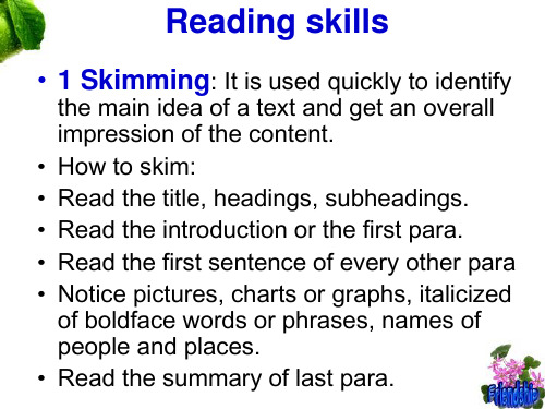 人教高中英语必修1Unit1 Reading(共25张PPT)