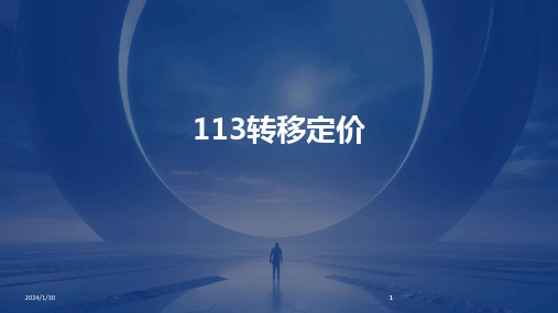 2024版113转移定价[1]