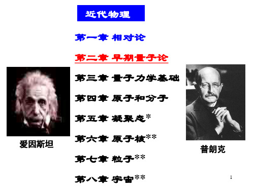 ( 基础物理学)第二章早期量子论