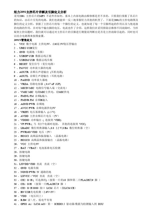 LCDHome论坛_炬力2091主控芯片详解及引脚定义分析