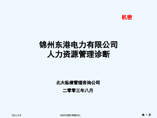 北大纵横—北京世博伟业房地产0806一阶段人力资源诊断报告