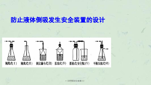 防倒吸安全装置小课件